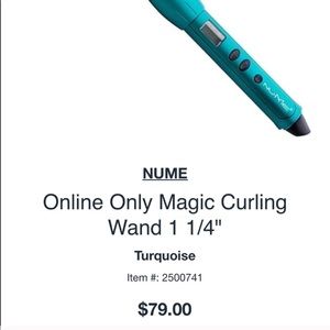NUME 1 inch curling wand 💕